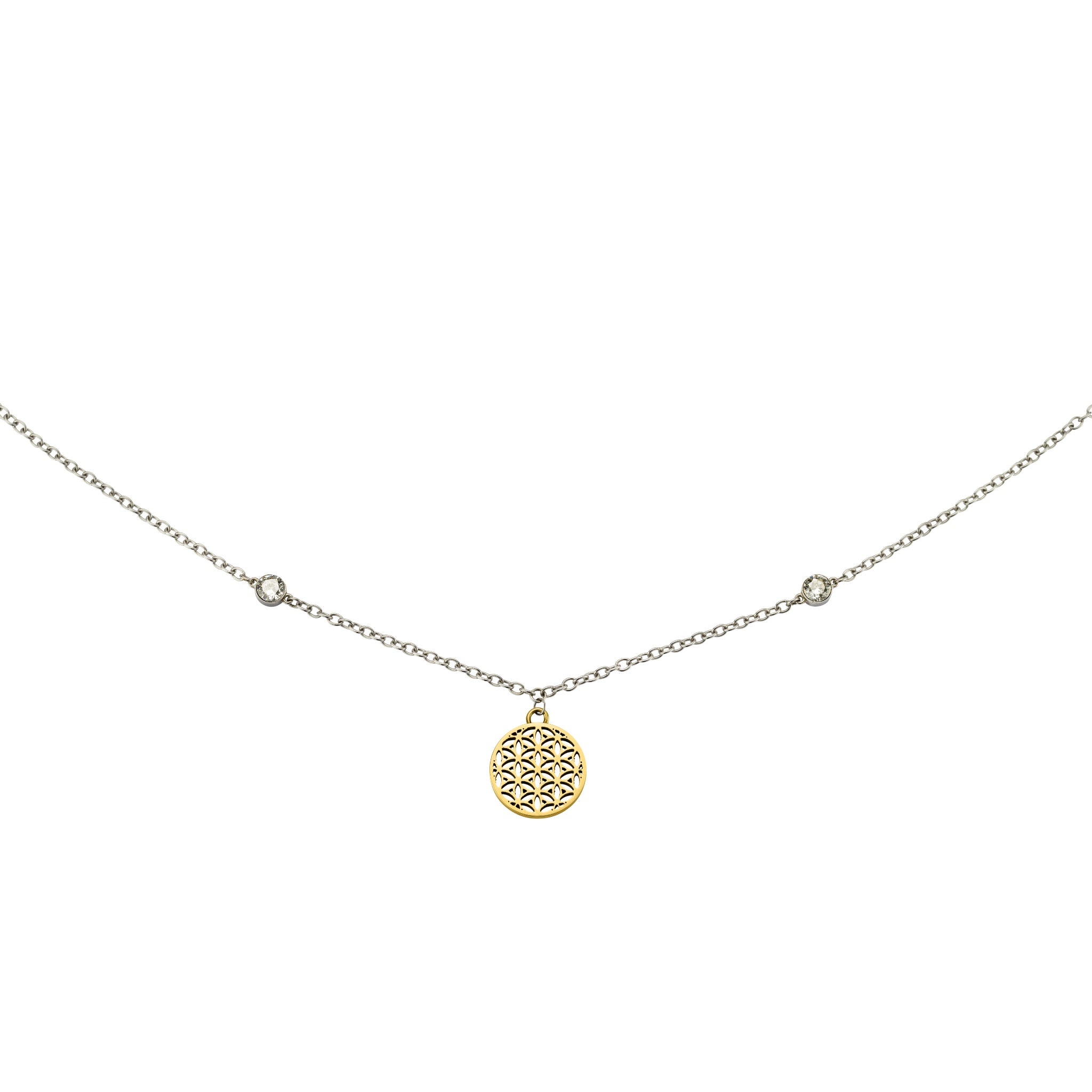 Flower of Life Fußkette – Bicolor Design