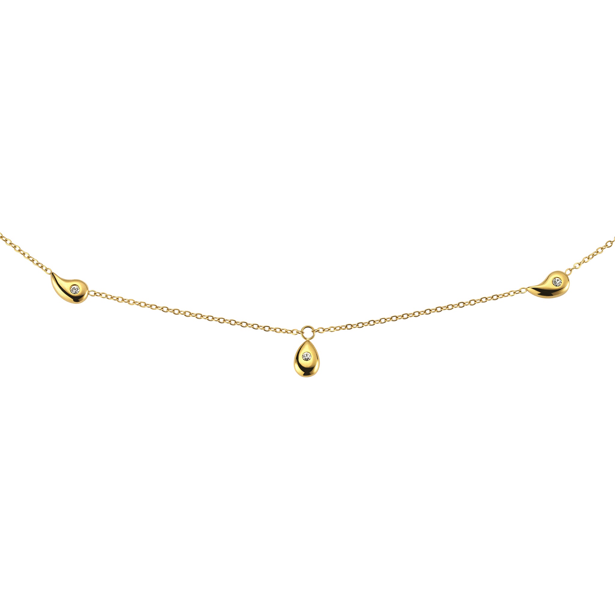 Fußkette Gold Drops