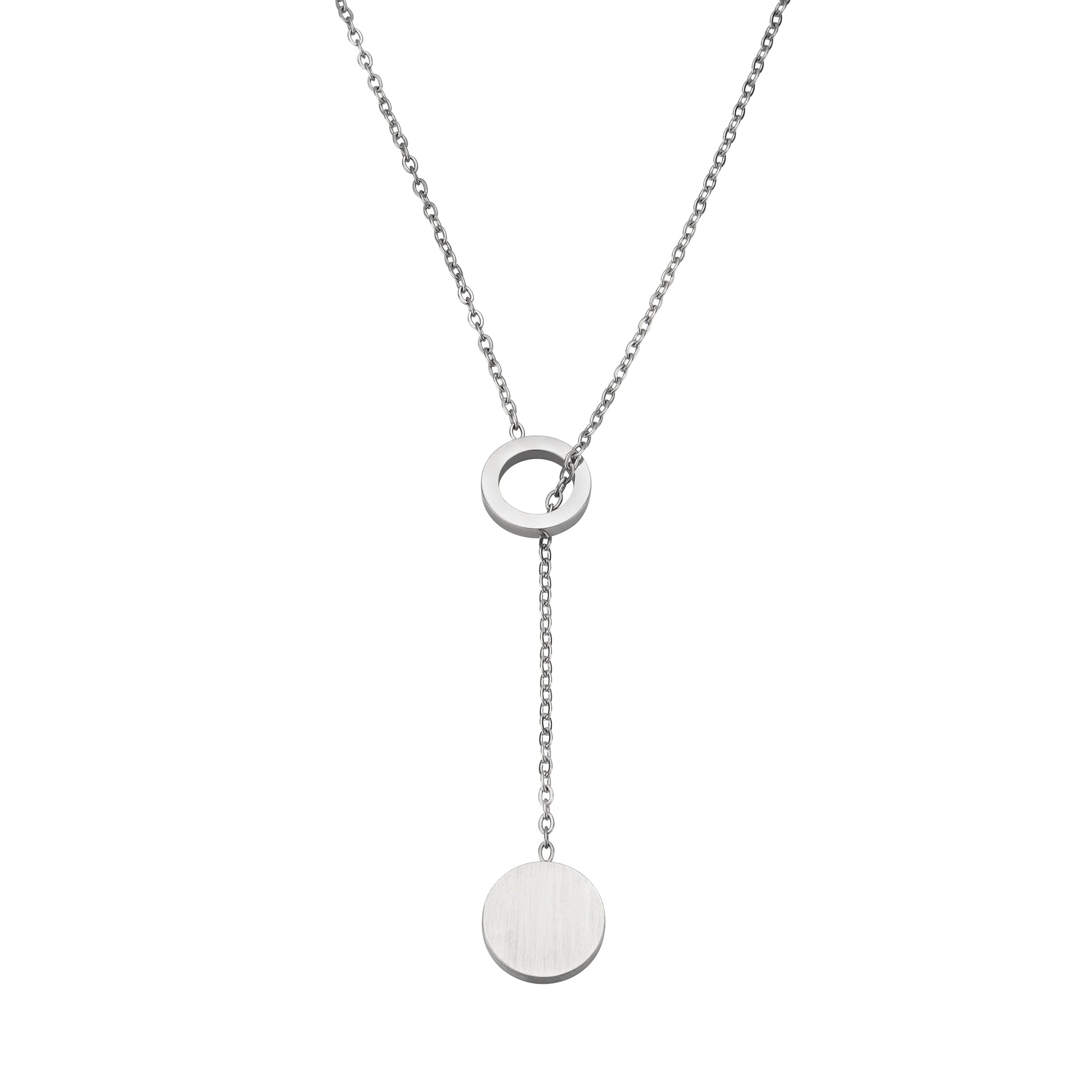 Halskette Circle Balance - Silber